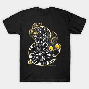 8 Snails / white_black edition T-Shirt